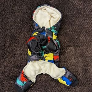 Dog snow coat jacket